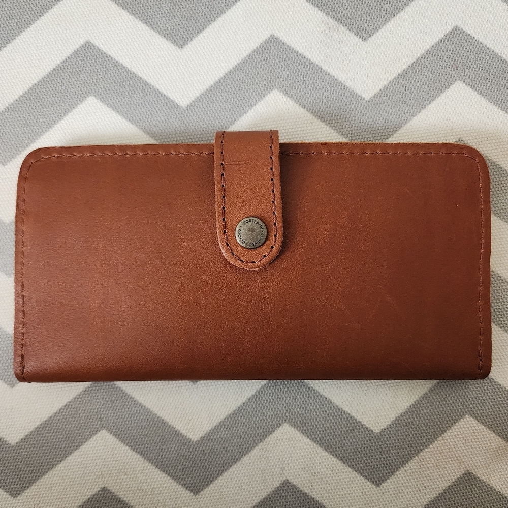 Portland leather goods bifold wallet